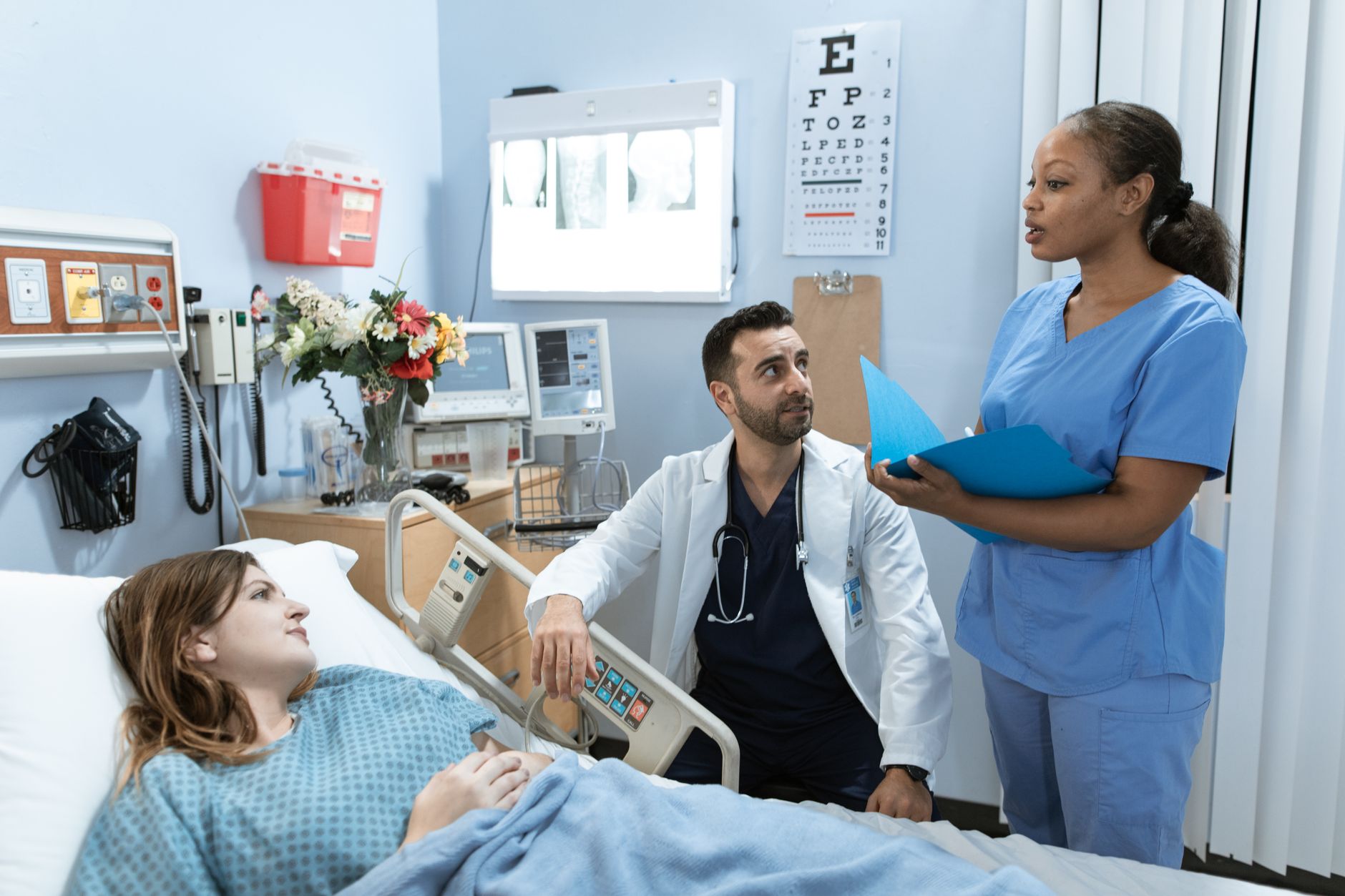 Houston Medicare beneficiary reviewing a hospital bill after an observation-status stay